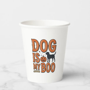 Vasos De Papel Diseño de camiseta de Halloween Vintage Dog Is My 