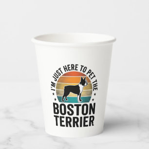 Vasos De Papel Diseño de camiseta para amante de mascotas vintage
