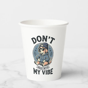 Vasos De Papel Diseño de camiseta vectorial vintage con vibra de 