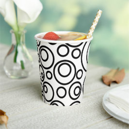 Vasos De Papel Diseño de círculos