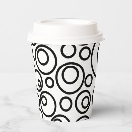 Vasos De Papel Diseño de círculos