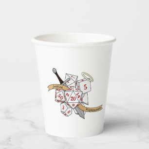 Vasos De Papel Diseño de los dados de Paladin