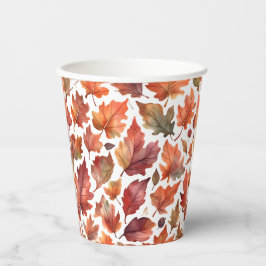 Vasos De Papel Diseño de Patrón de Radiancia Rústica