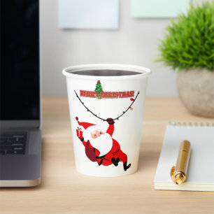 Vasos De Papel Diseño de regalo navideño navideño navideño