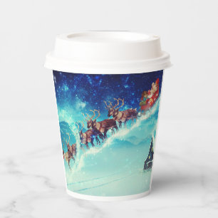 Vasos De Papel Diseño de regalo navideño navideño navideño