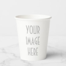 Diseño de Taza de Café de Papel Personalizada