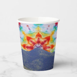 Vasos De Papel Diseño del cielo de las tazas de papel Tye Mt Tama