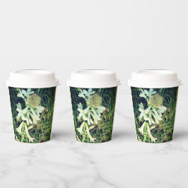 Vasos De Papel Diseño natural elegante de papel mugre