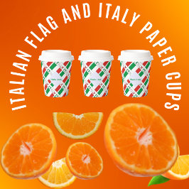 Vasos De Papel Diseño personalizado de herencia con baldosas de l