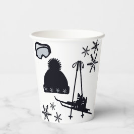 Vasos De Papel Diseños de nieve de diferentes ítems