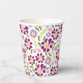 Vasos De Papel Ditsy floral