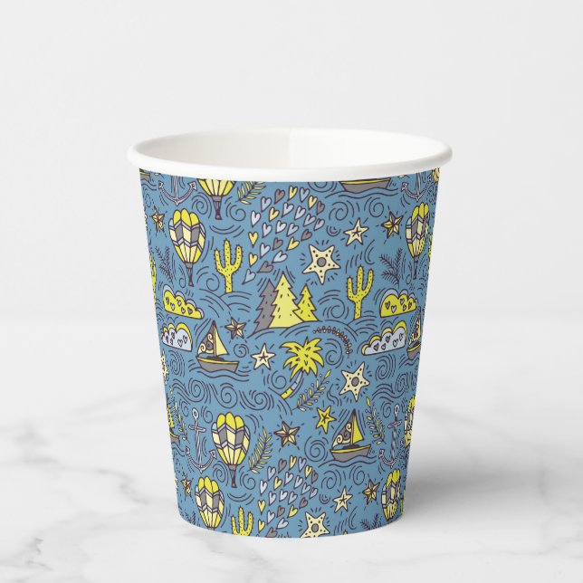 Vasos De Papel Diversión de viajes (Izquierda)