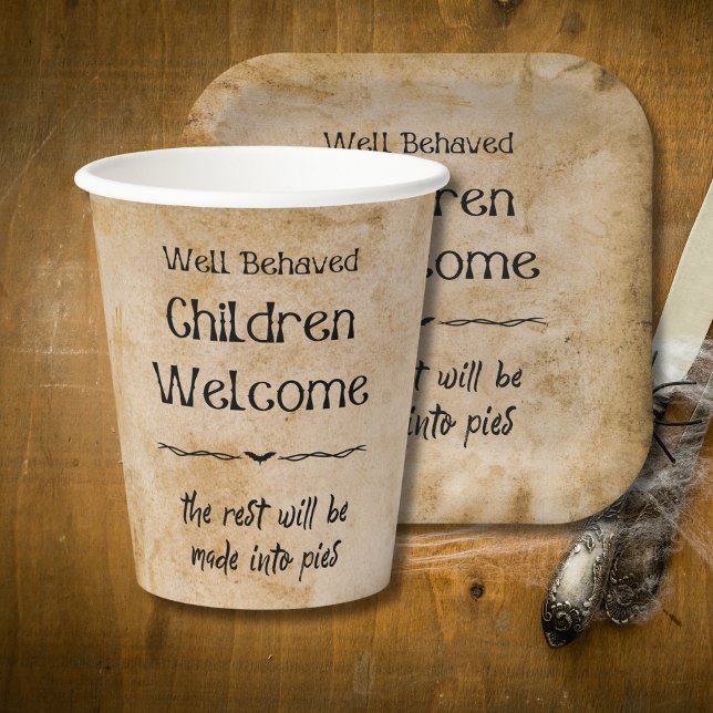 Vasos De Papel Divertida fiesta de Halloween para los niños con l (Subido por el creador)