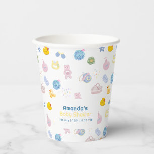 Vasos De Papel Diviértete Salpica Salpica Pato de Goma Baño Revel