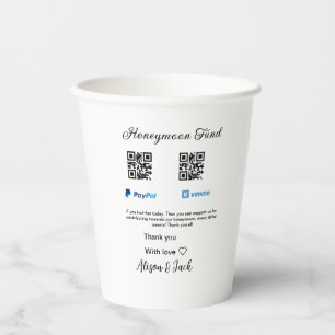 Vasos De Papel Donación de fondo de luna de miel venomo paypal Q