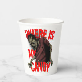 Vasos De Papel ¿Dónde está mi caramelo? 