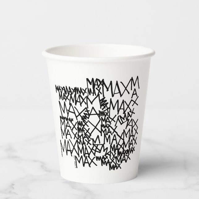 Vasos De Papel Donde están las cosas salvajes | Máximo repetido (Anverso)