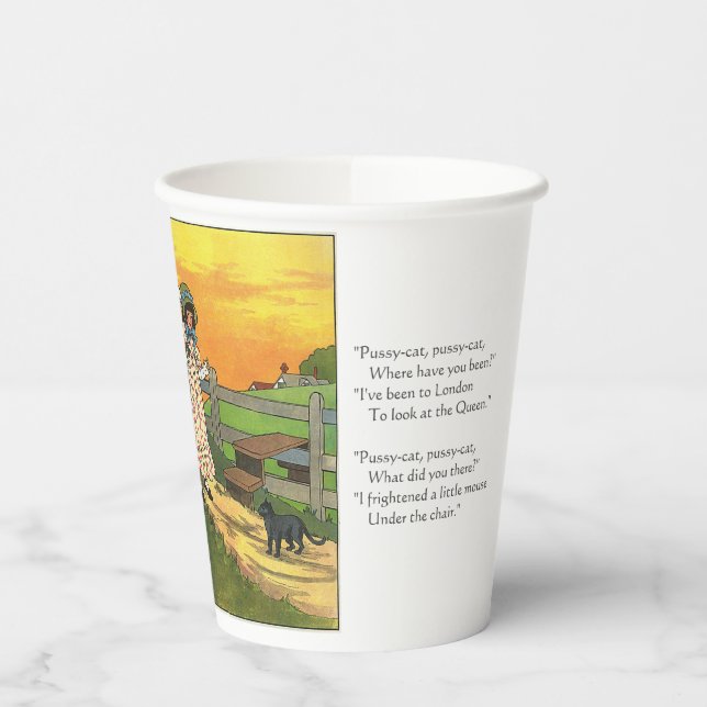 Vasos De Papel ¿Dónde has estado? Madre Rhyme de oca (Izquierda)