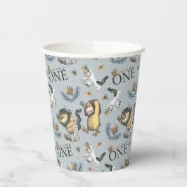 Vasos De Papel Donde las cosas salvajes son cumpleaños