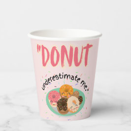 VASOS DE PAPEL DONUT BAJO ESTIMACIÓN