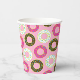 Vasos De Papel Donut Birthday Party