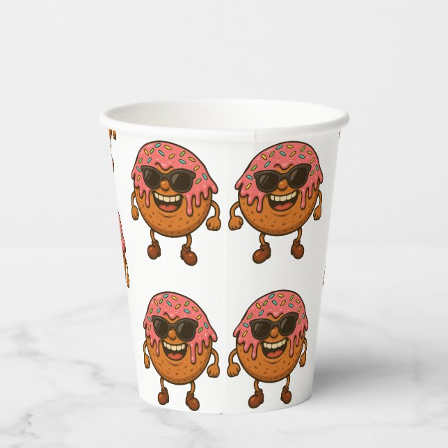 Vasos De Papel Donuts felices (Derecha)
