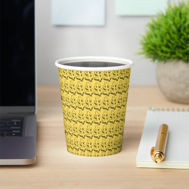 Vasos De Papel dorado (in situ)