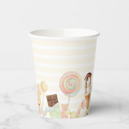 Vasos De Papel Dos Dulces Tazas de Papel para Fiesta de Cumpleaño
