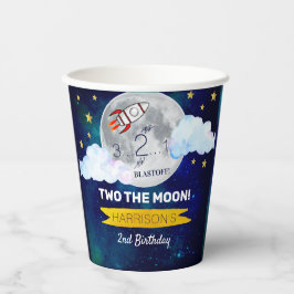 Vasos De Papel Dos El Segundo Cumpleaños De La Luna