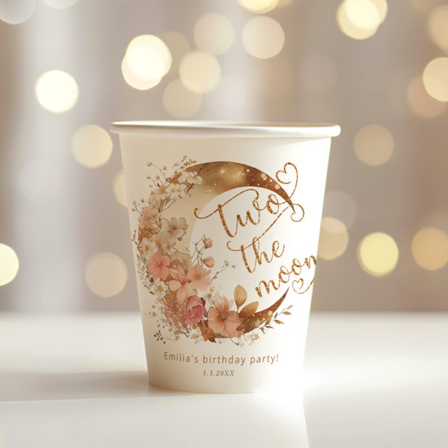 Vasos De Papel Dos fiestas de segundo cumpleaños del chica de la  (Subido por el creador)