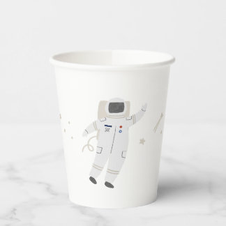 Vasos De Papel Dos Fiestas Espaciales Astronautas De La Luna