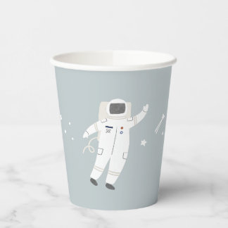 Vasos De Papel Dos Fiestas Espaciales Astronautas De La Luna