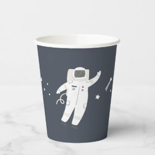 Vasos De Papel Dos Fiestas Espaciales Astronautas De La Luna