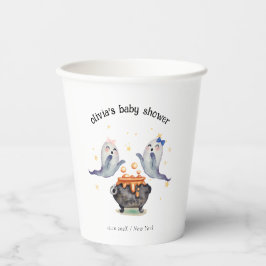 Vasos De Papel Dos pequeños abucheos fantasma en Baby Shower