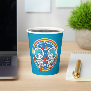 Vasos De Papel Dr. Seuss   Cadet One Cadet Two Space Explorer