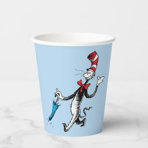 Vasos De Papel Dr. Seuss   El gato en el sombrero Paseo del parag