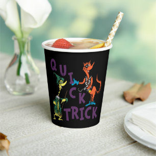 Vasos De Papel Dr. Seuss Gráfico de Halloween de Truco Rápido