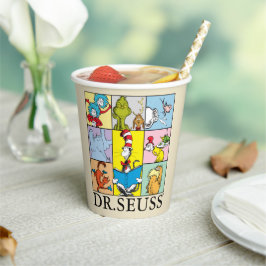 Vasos De Papel Dr. Seuss | Historietas Gráficas
