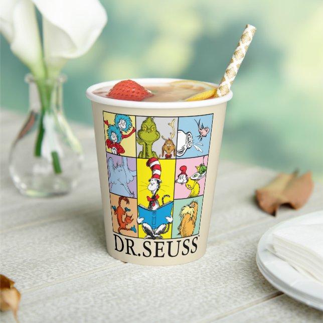 Vasos De Papel Dr. Seuss | Historietas Gráficas (in situ)