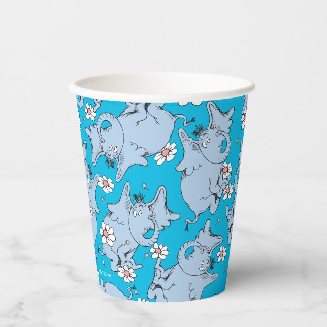 Vasos De Papel Dr. Seuss Horton escucha a Quién (Anverso)