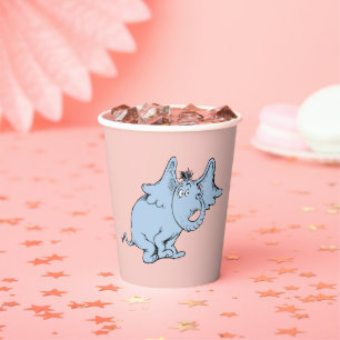 Vasos De Papel Dr. Seuss   Horton mira de lado
