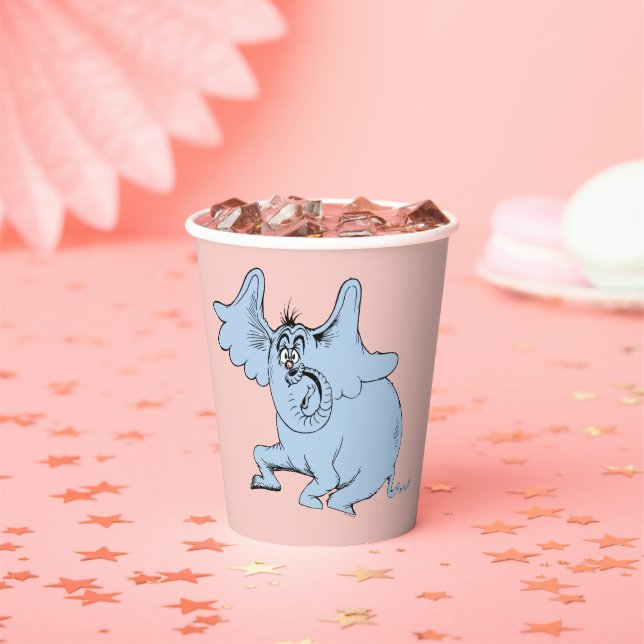 Vasos De Papel Dr. Seuss | Horton y el espectro del polvo (in situ)