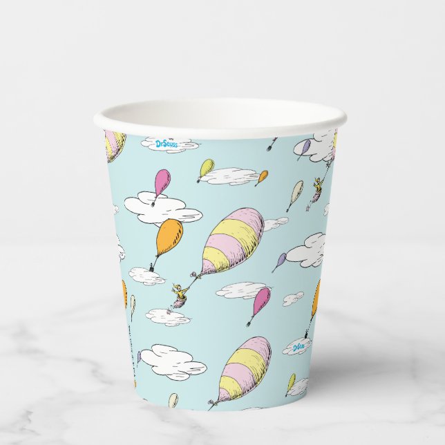 Vasos De Papel Dr. Seuss | ¡Oh, los lugares que irás! (Anverso)