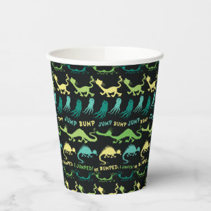 Vasos De Papel Dr. Seuss   Patrón de Halloween "Bump Jump"