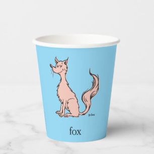 Vasos De Papel Dr. Seuss   Zorro Rosa