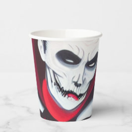Vasos De Papel Drácula de Halloween