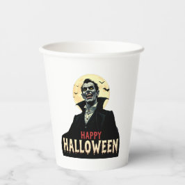 Vasos De Papel Drácula te desea una noche aterradora