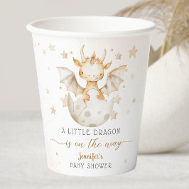 Vasos De Papel Dragon Baby Shower Cute Boho