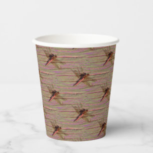 Vasos De Papel Dragonfly Colorful