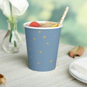 Vasos De Papel Dream Bear Baby Boy Stars